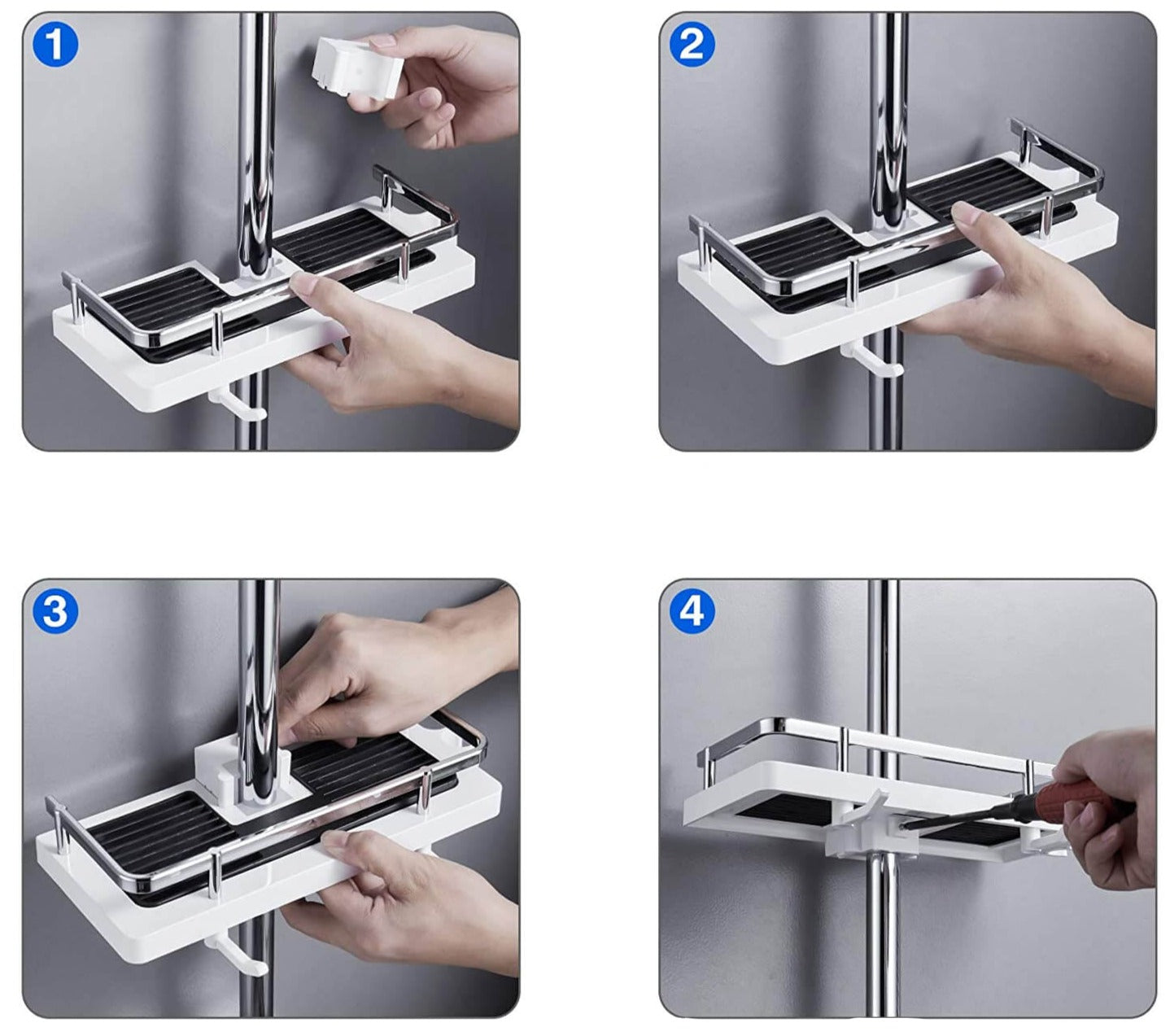Badrum Dusch Förvaring Rack Organizer